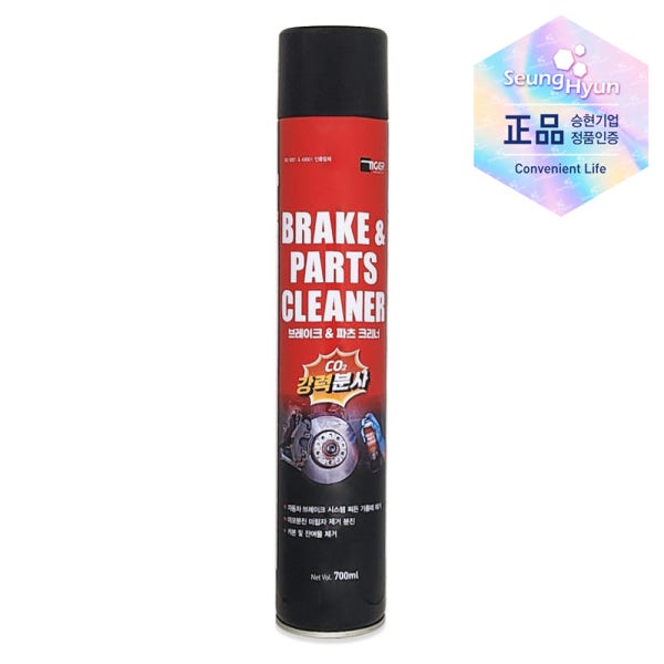 타이거 브레이크 파츠 클리너 세정제 세척제 파트 오토바이 체인 700ml, 1개