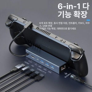 데스크탑 C타입 멀티허브 게임기 확장 스테이션