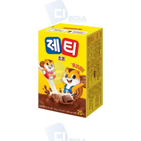 쵸코우유 제티 초코렛맛 파우더분말 초코우유 코코아