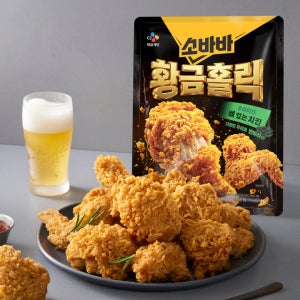 CJ 고메 소바바치킨 황금홀릭 반마리, 410g, 4개