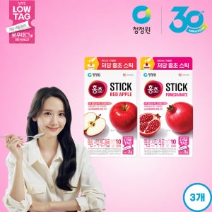 [신제품]청정원 저당 홍초스틱 석류 400ml(40mlx10입) 외 1종 3개