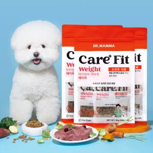 닥터맘마 케어핏 눈물 알러지 오븐베이크 강아지사료 다이어트, 1kg, 3개