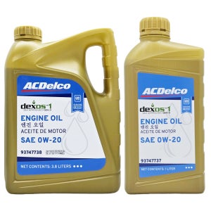 GM쉐보레 덱소스1 DEXOS1 GEN3 0W20 4.8L 순정 가솔린 엔진오일P93747737+738