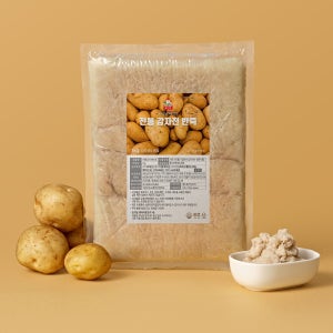 국산 생감자로 만든 감자전 반죽 1kg, 10개