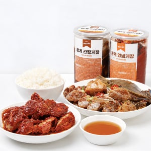 국내산 황게 금게 간장 양념 게장 암꽃게 수제 순살 게장 1kg