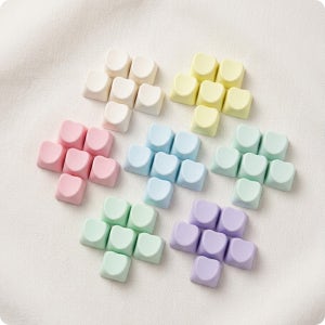 키캡 꾸미기 하트 파스텔 키 캡 뚜껑 컬러 선택 클리커 키보드 키링 만들기 DIY
