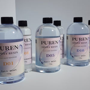 레진마스터 3:1 크리스탈레진 퓨어엔(PUREN) 이액형 D01/D05/D10