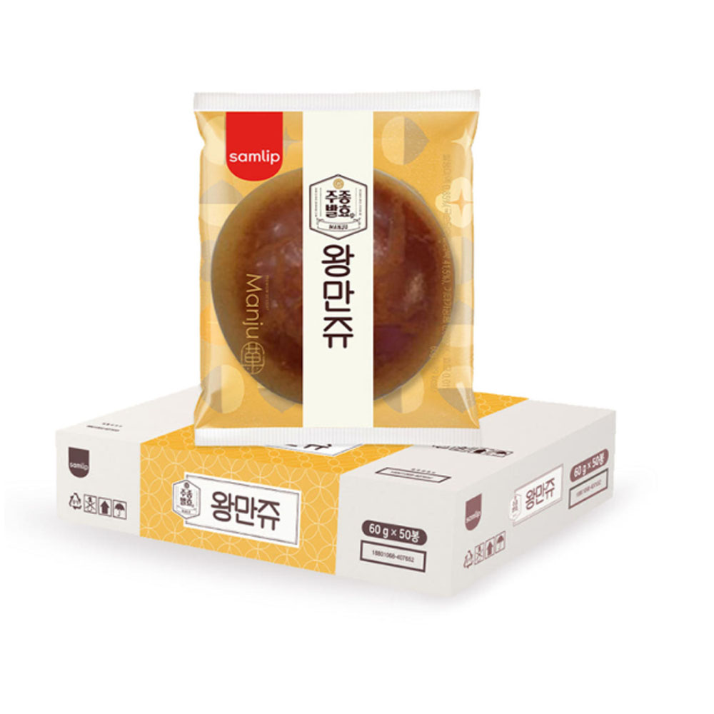 삼립 왕만쥬, 60g, 50개 (9,840원) (무료)