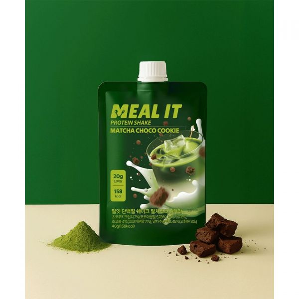 MEAL IT 단백질 쉐이크: 말차초코쿠키맛