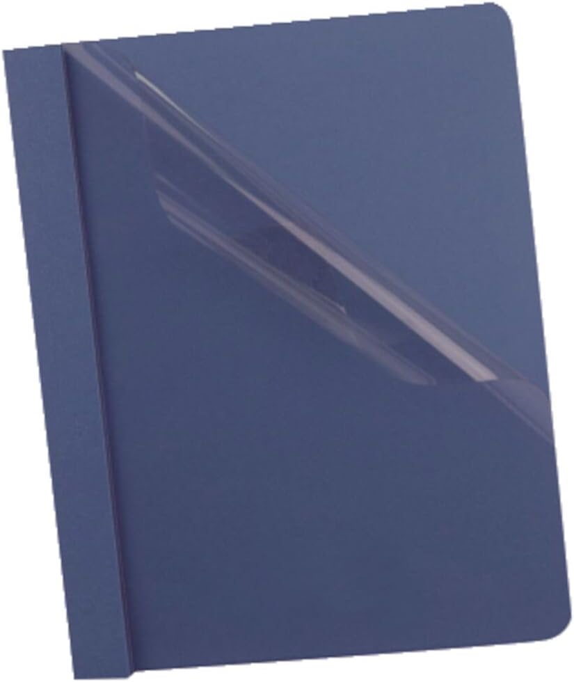 옥스포드 클리어 프론트 <b>리포트</b> 커버 다크 블루 글자 크기 상자당 25개(55838EE) Оne Расk Everyday Covers