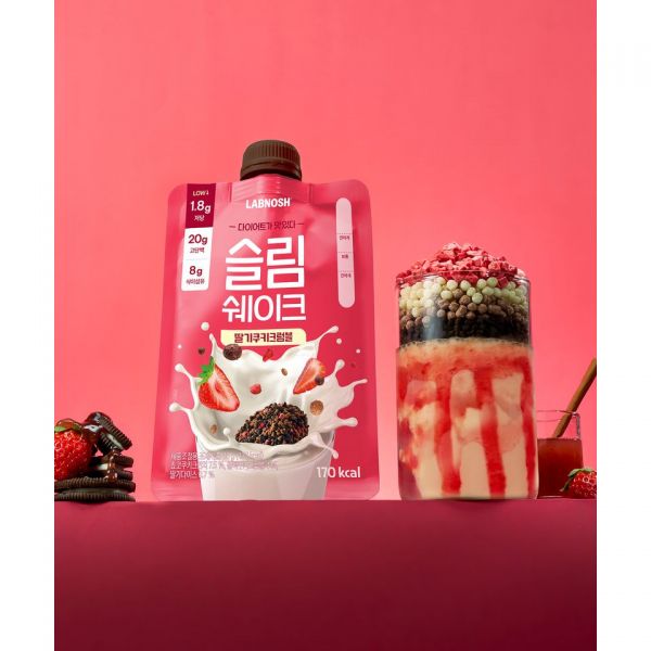 LABNOSH 슬림쉐이크 딸기 쿠키 크럼블