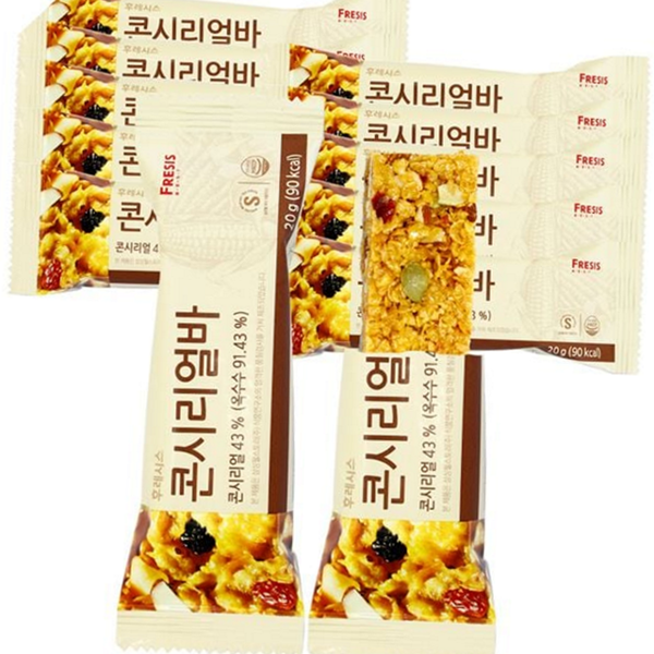 시드바 콘 시리얼바 곡물 간편식 식사대용