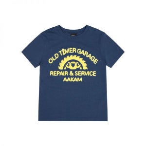 아캄 Repair Service Boucle Half Top (Navy)