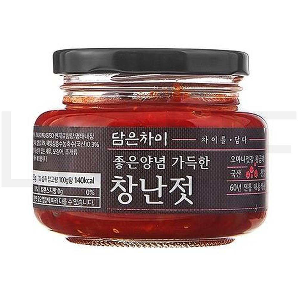동화푸드 담은차이 좋은양념 가득한 창난젓 성분 분석