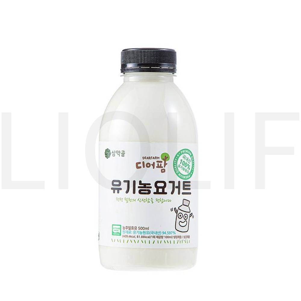 디어팜 마시는 요구르트 유기가공식품 인증 수제요거트
