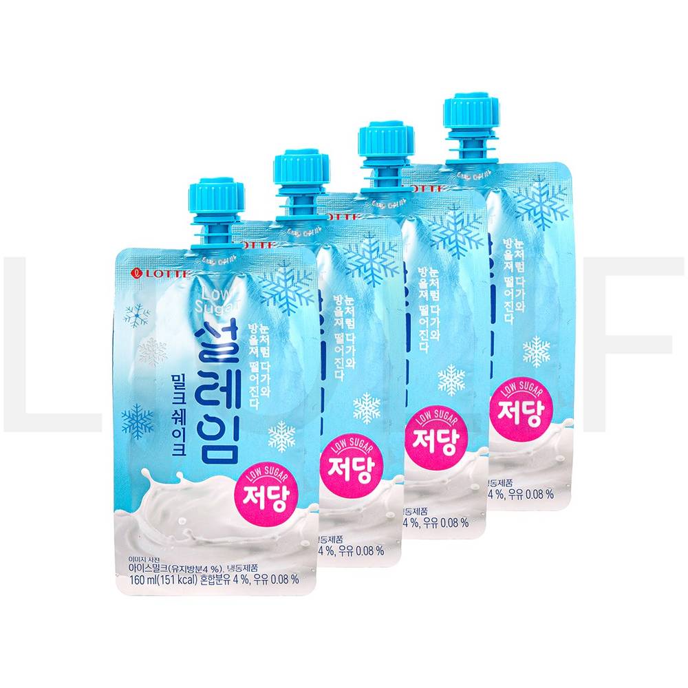 튜브 아이스크림 설레임 밀크쉐이크 저당