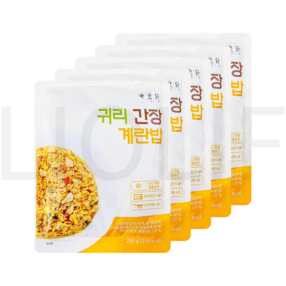 바르닭 즉석볶음밥 곤약 귀리 간장계란밥