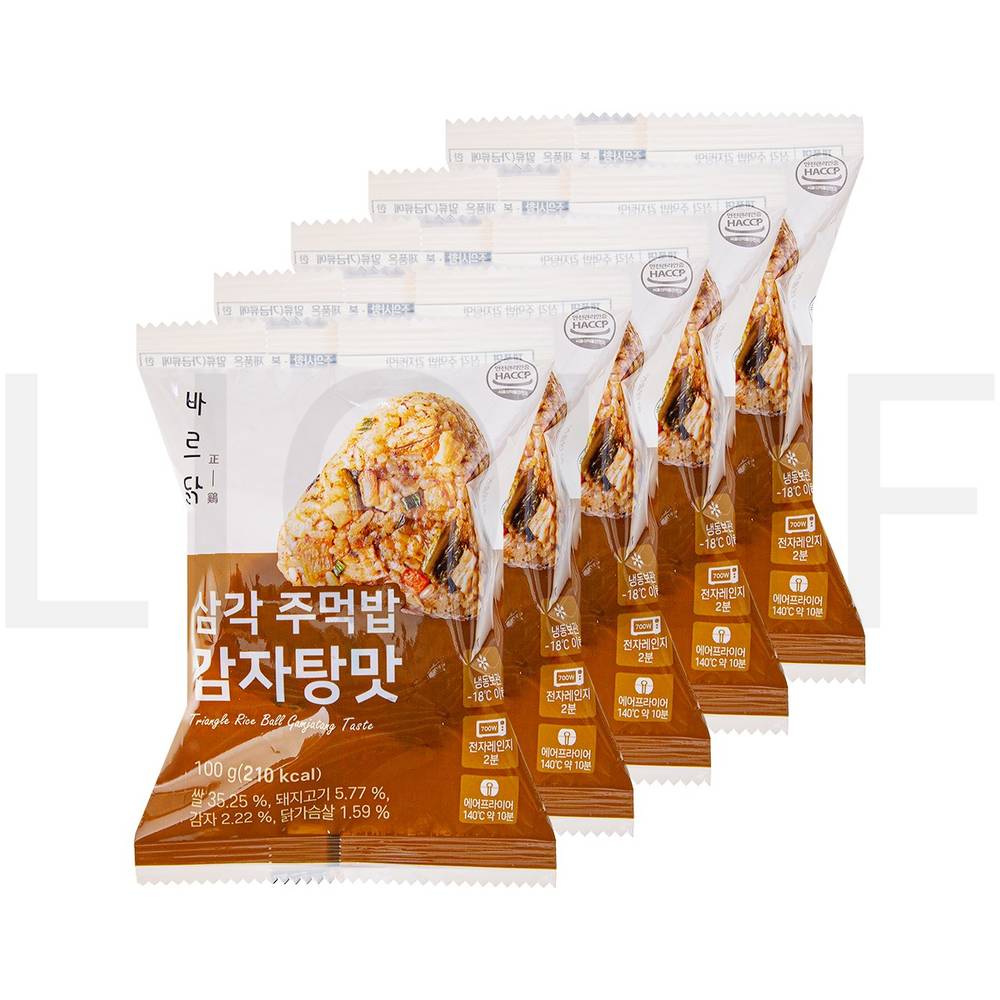 바르닭 즉석볶음밥 삼각주먹밥: 감자탕맛