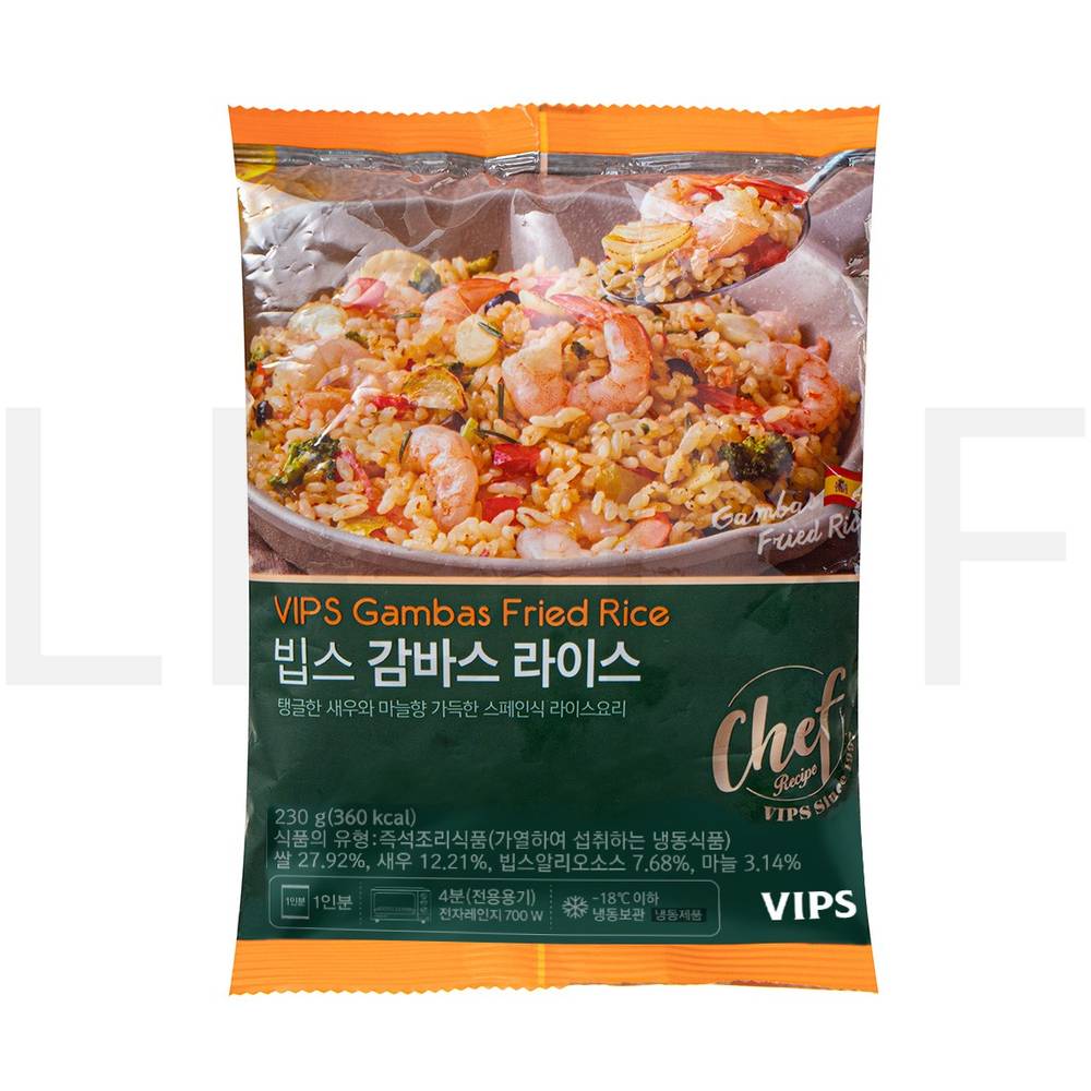 빕스 즉석볶음밥 감바스 라이스