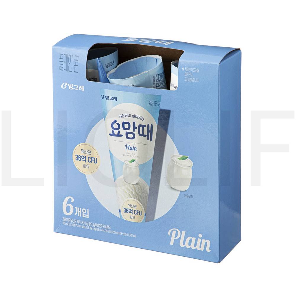 콘 아이스크림 요맘때 플레인콘