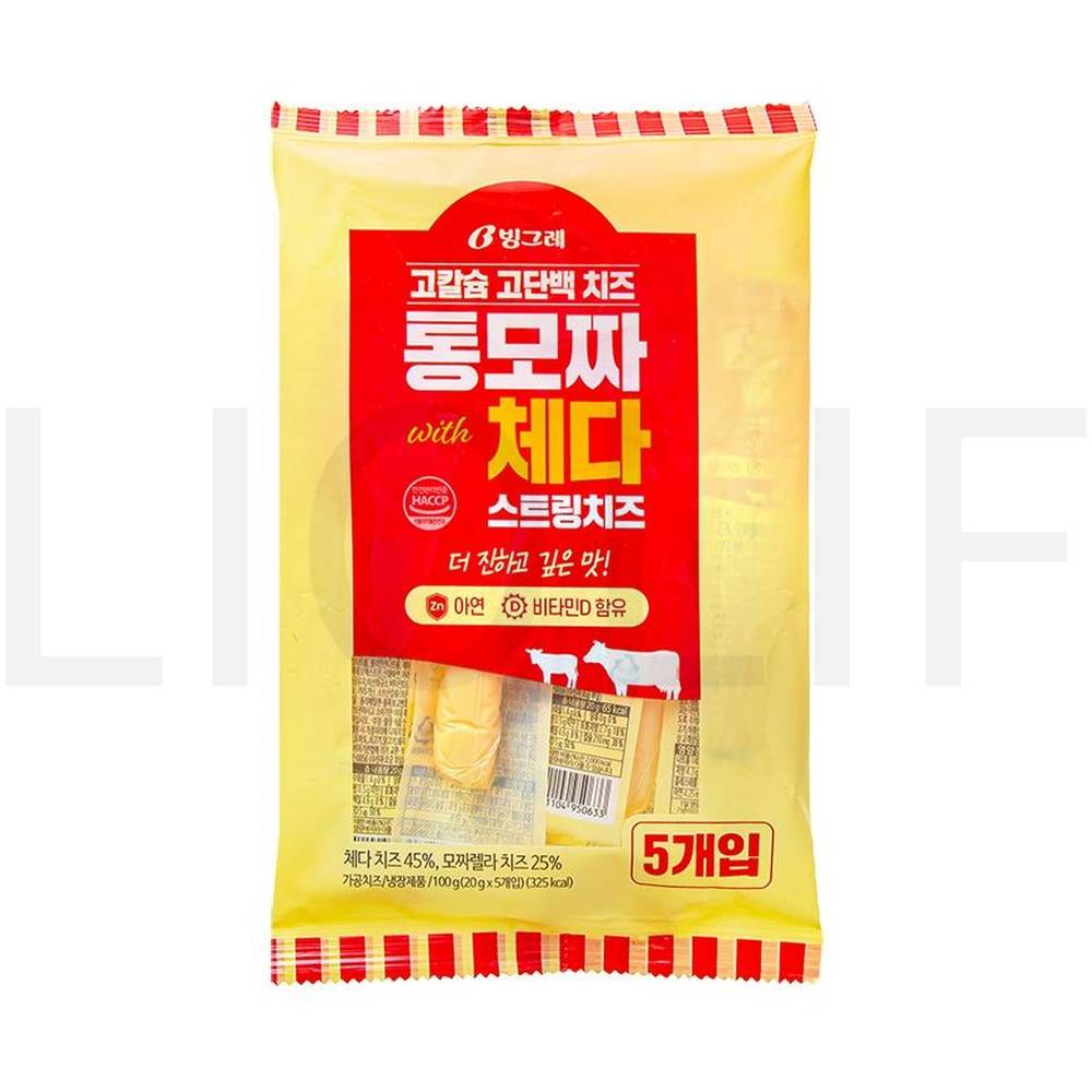 체다 통모짜 체다 스트링치즈