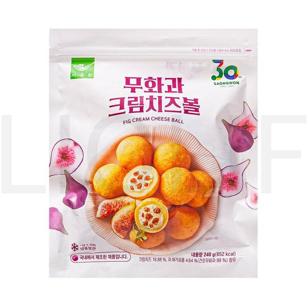 사옹원 치즈스틱 무화과 크림 치즈볼