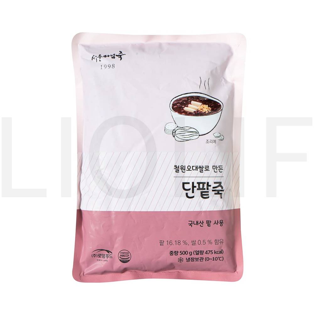 서울마님죽 즉석죽 단팥죽
