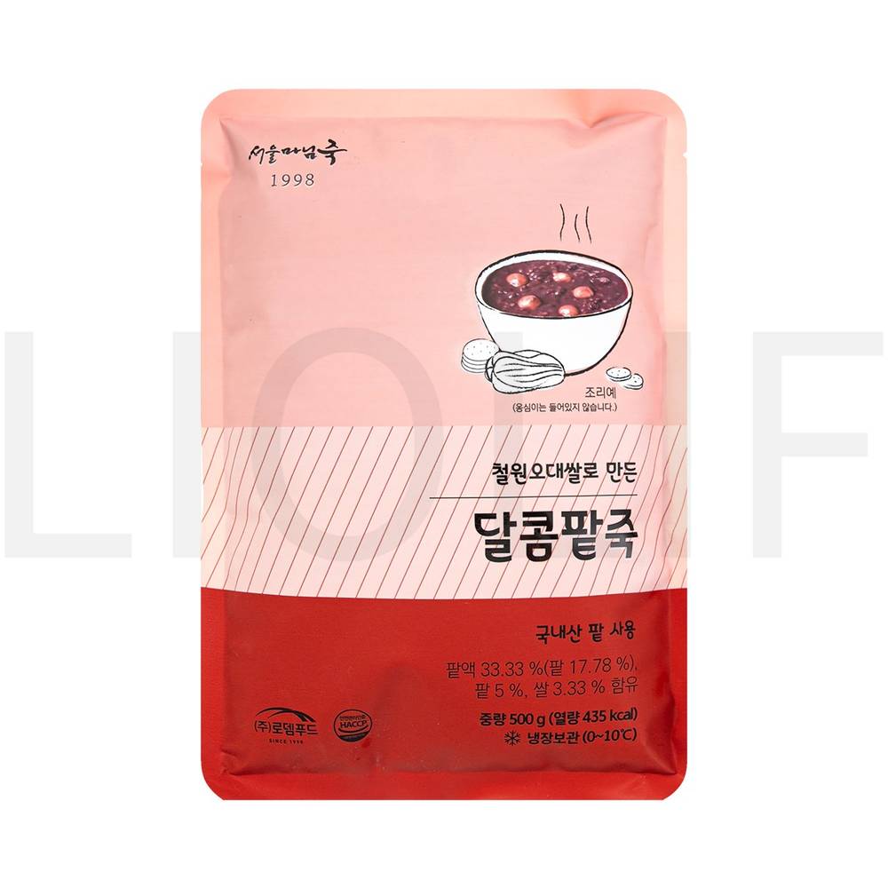 서울마님죽 즉석죽 달콤팥죽