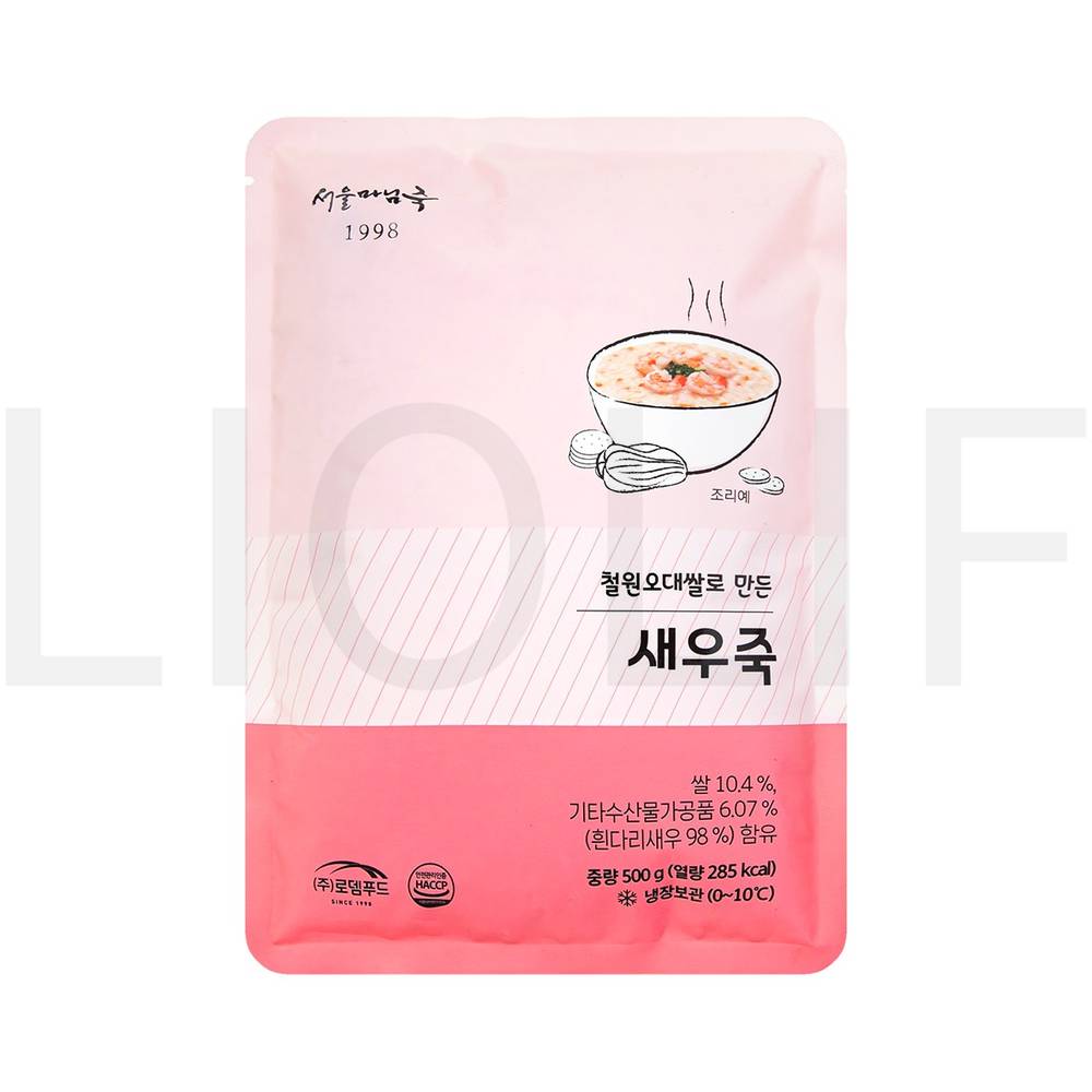 서울마님죽 즉석죽 새우죽