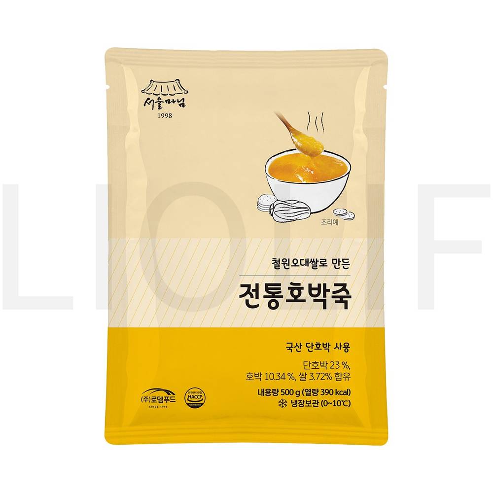 서울마님죽 즉석죽 전통 호박죽