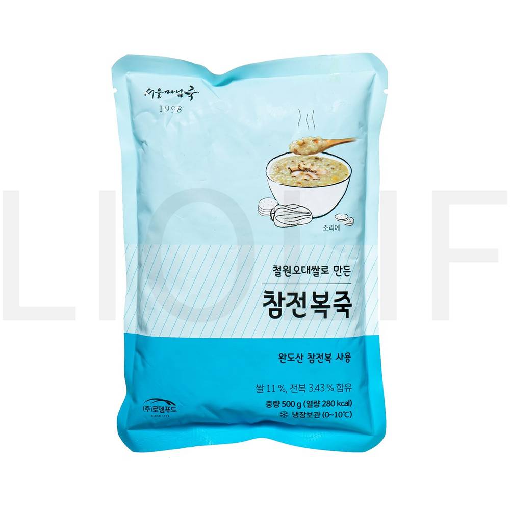 서울마님죽 즉석죽 참전복죽