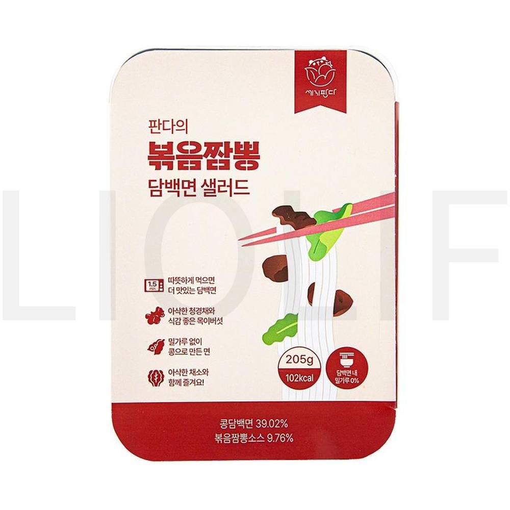 세끼판다 도시락샐러드 판다의 볶음짬뽕 담백면 샐러드