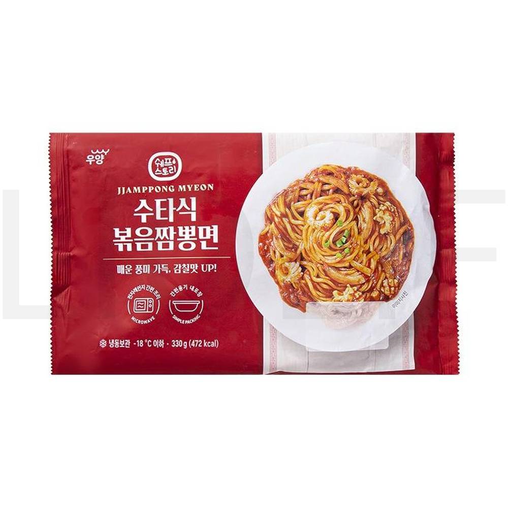 쉐프스토리 짬뽕 수타식 볶음짬뽕면