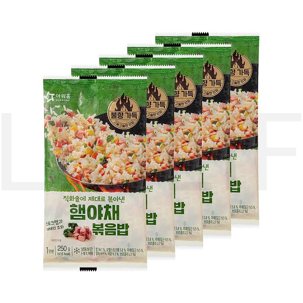 아워홈 즉석볶음밥 햄야채볶음밥 1인분