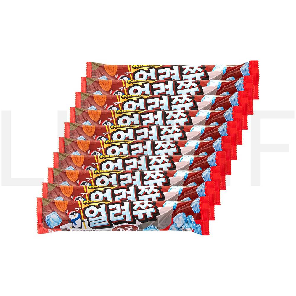 얼려쮸 튜브 아이스크림 초코 아이스크림