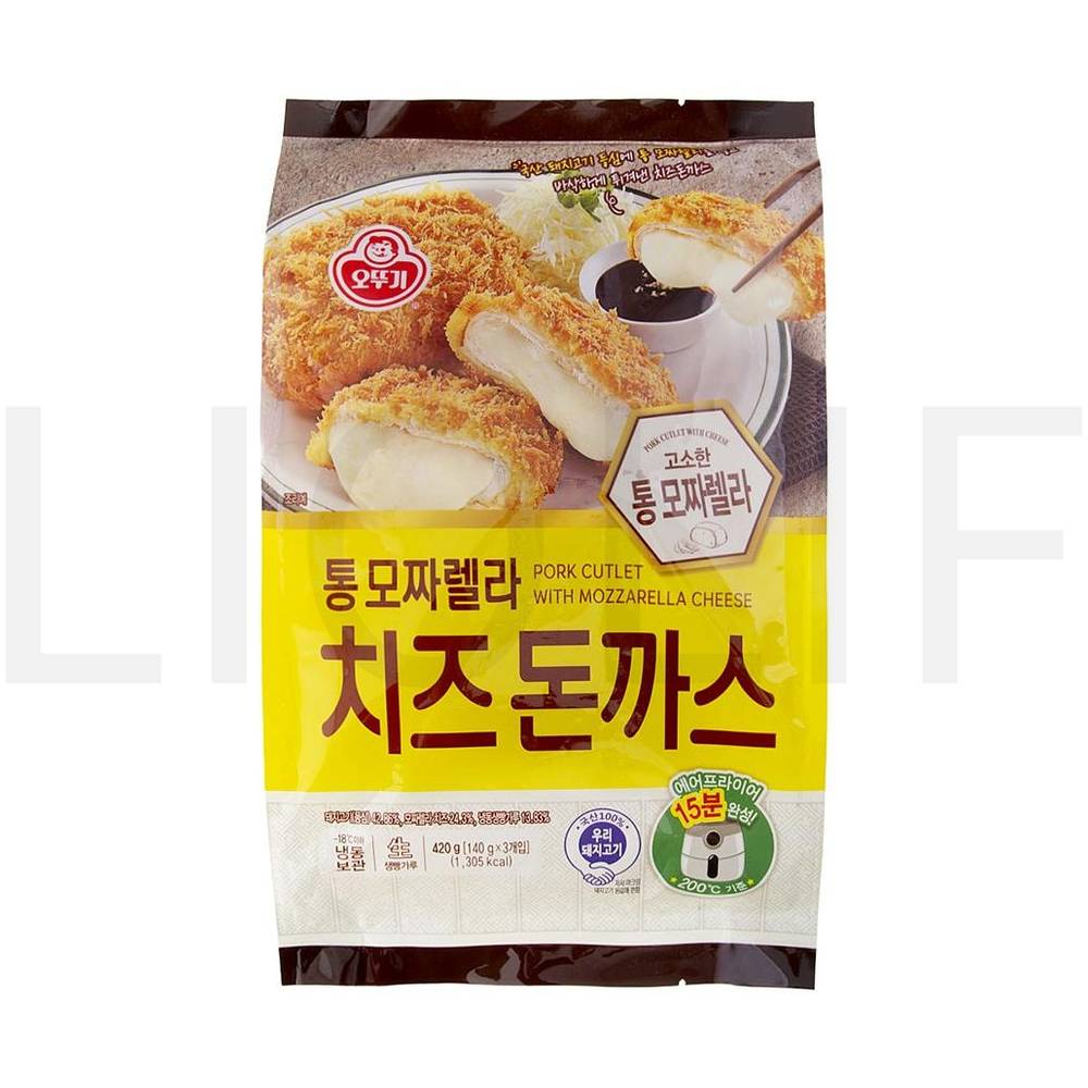 돈까스 통 모짜렐라 치즈