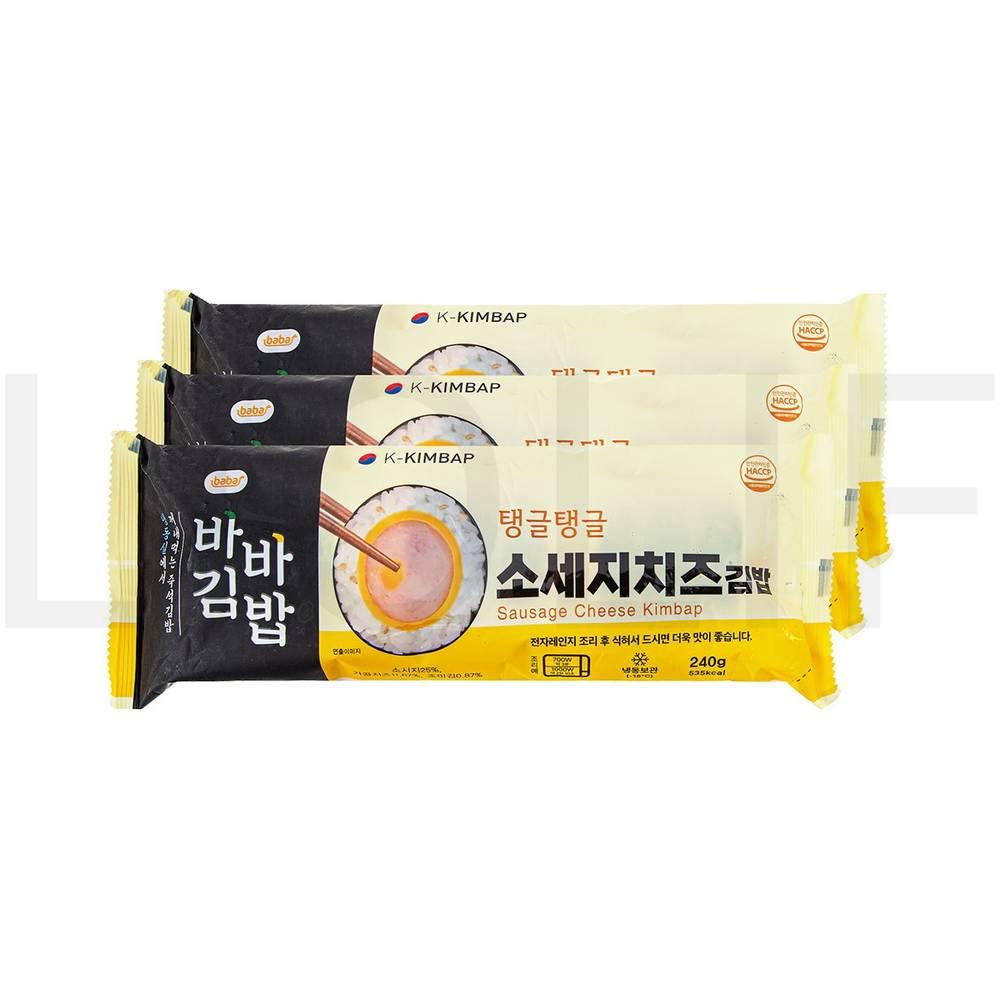 올곧 즉석볶음밥 바바김밥 소세지치즈김밥