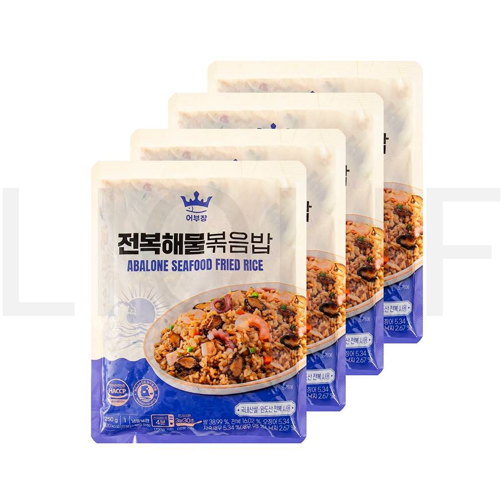 완도사랑 즉석볶음밥 전복 해물 볶음밥