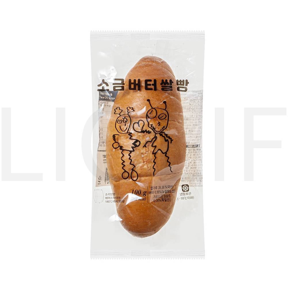 외계인방앗간 양산빵 소금버터 쌀빵