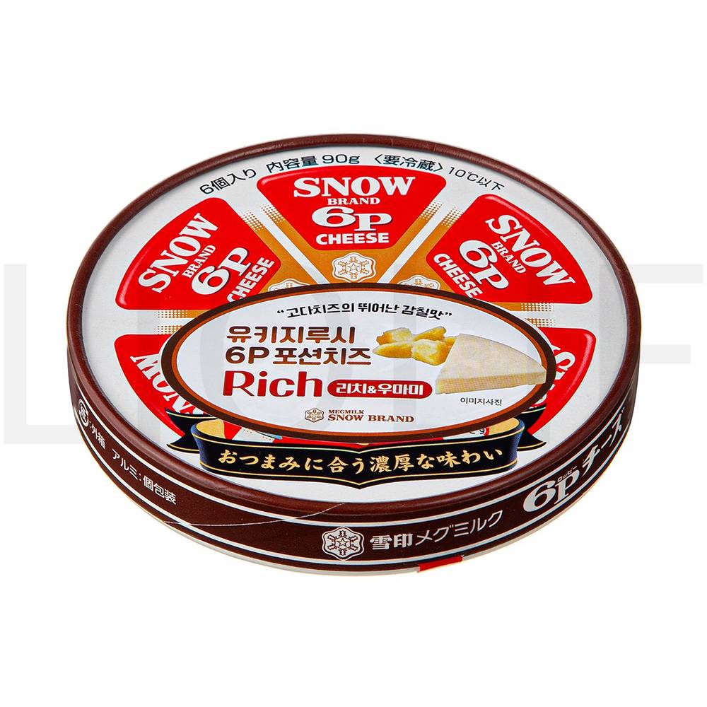 유키지루시 치즈스낵 리치앤 우마미 포션치즈