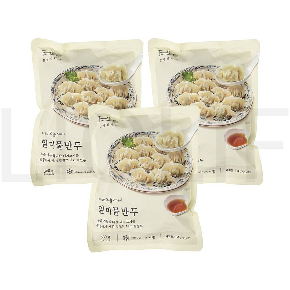 일상적미식 물만두 일미 물만두