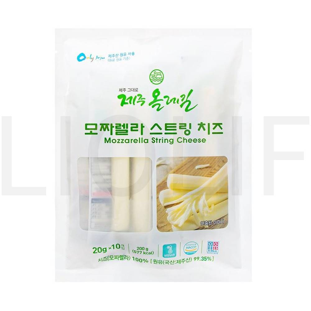 제주올레길 모짜렐라 스트링치즈