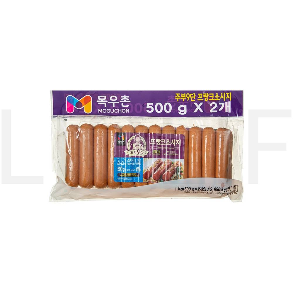 주부구단 목우촌 프랑크 소시지, 500g, 2개 (8,980원) (무료)