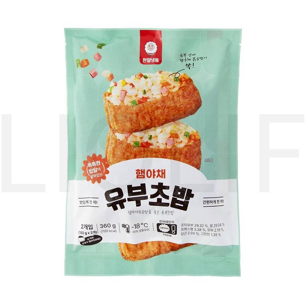 천일냉동 즉석볶음밥 햄야채 유부초밥