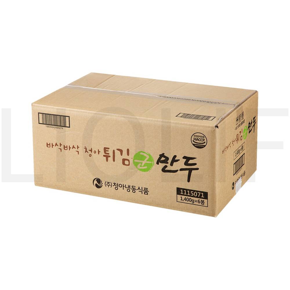 청아냉동식품 군만두 바삭 청아 튀김 군만두