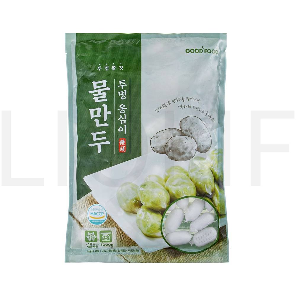 투명 물만두 옹심이 물만두