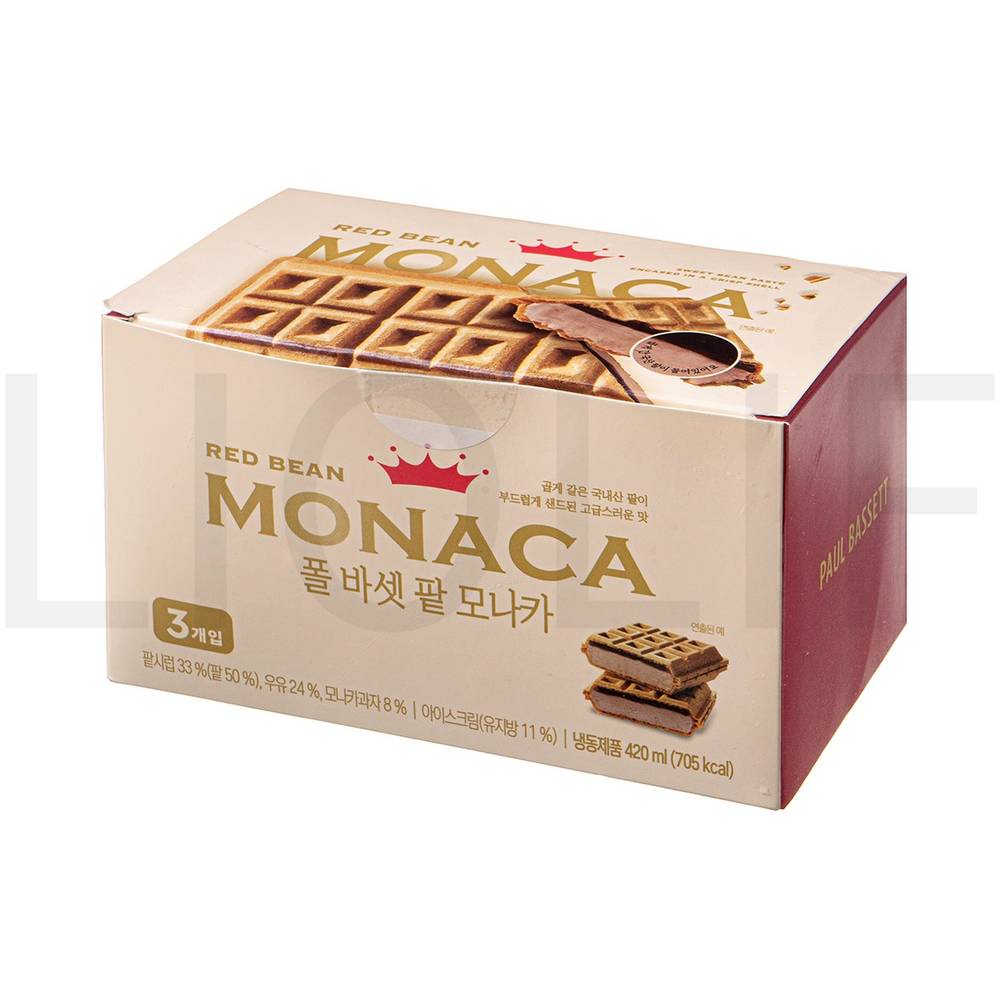 폴바셋 아이스크림 샌드 팥 모나카