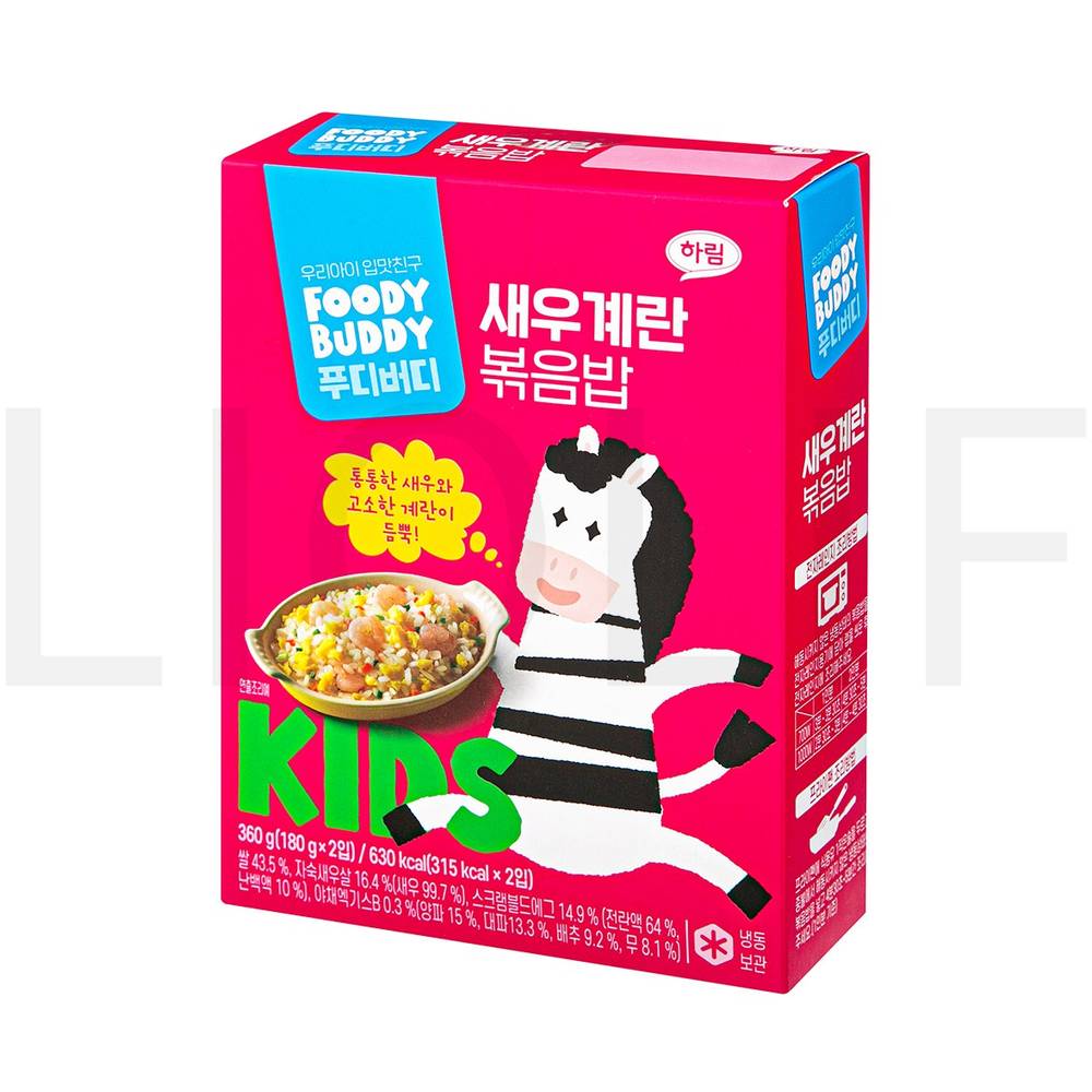 푸디버디 즉석볶음밥 새우계란 볶음밥