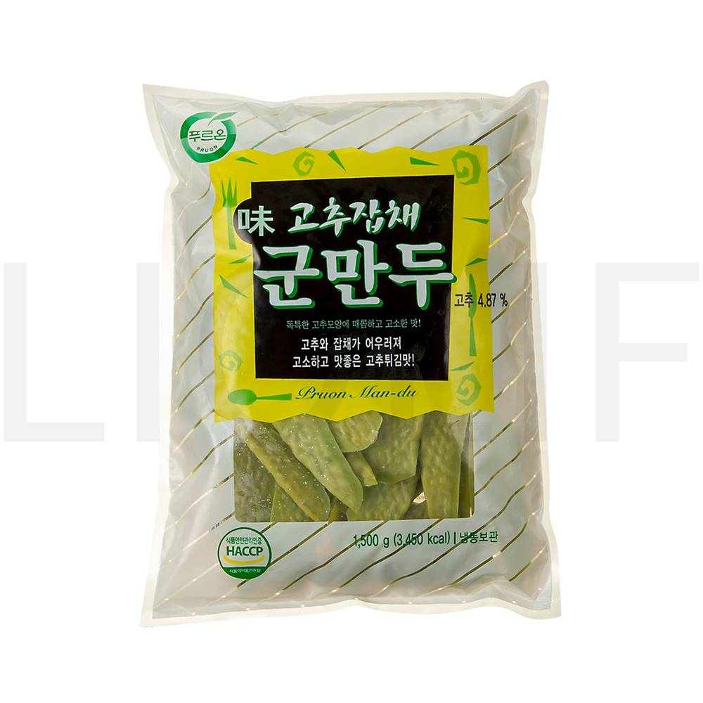 푸르온 군만두 맛 고추잡채 군만두