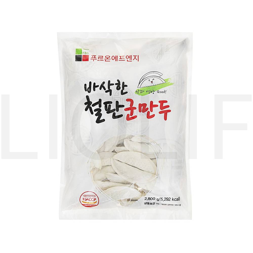 푸르온에프앤지 군만두 바삭한 철판 군만두